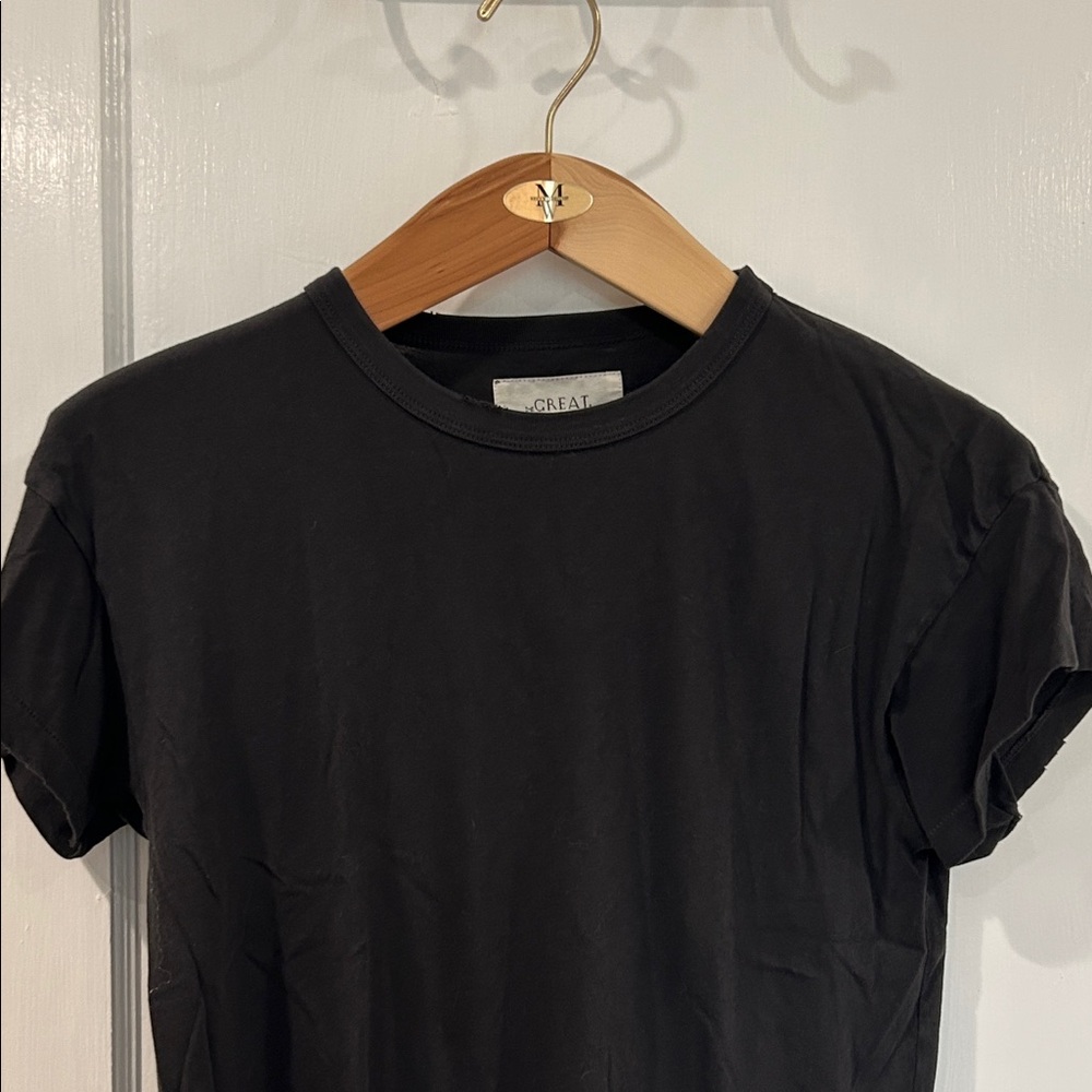 Greats Black Short Sleeve Crewneck Tee